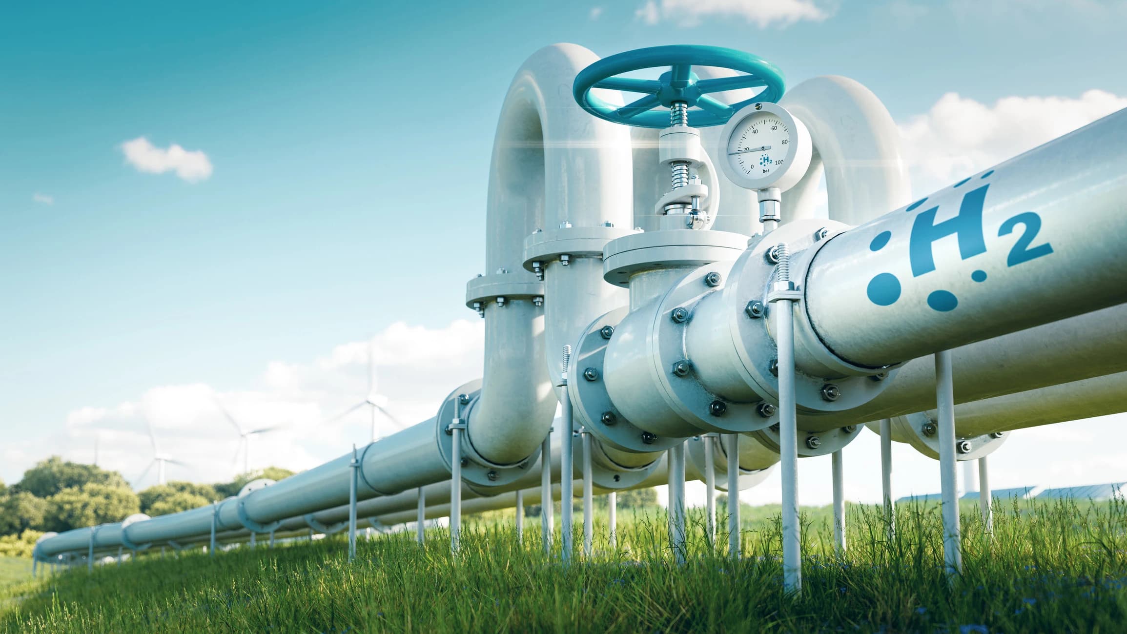 Blending hydrogen into gas pipelines