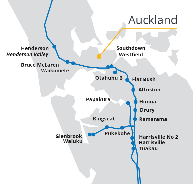 Firstgas NetworkMap Auckland