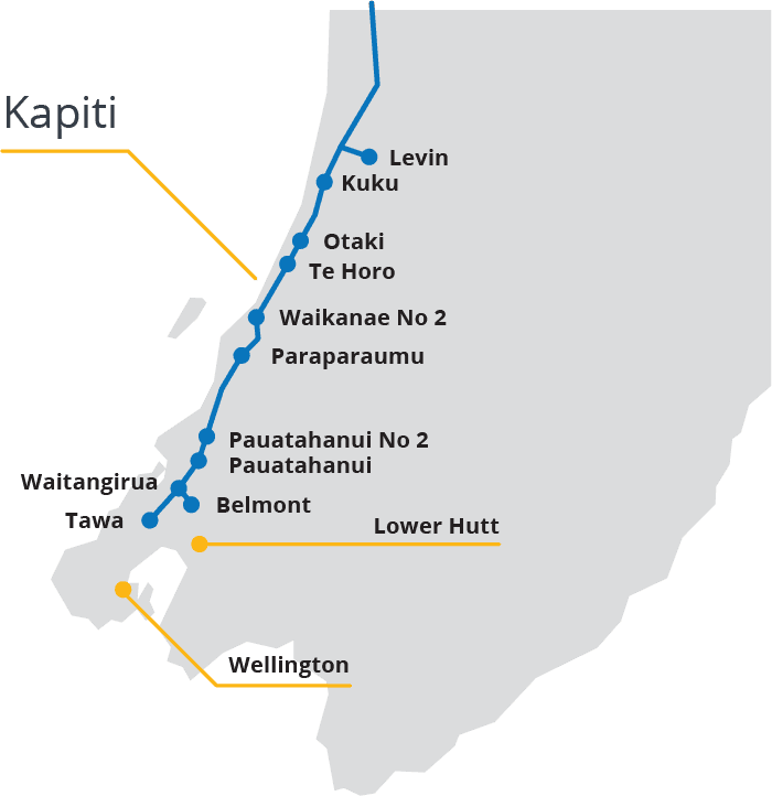 Firstgas NetworkMap Kapiti