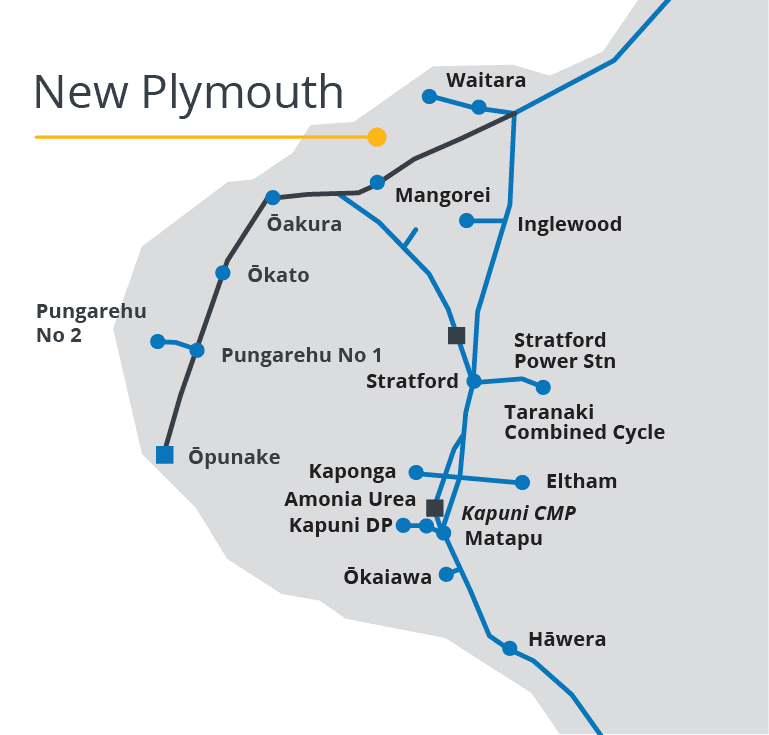 Firstgas NetworkMap NewPlymouth