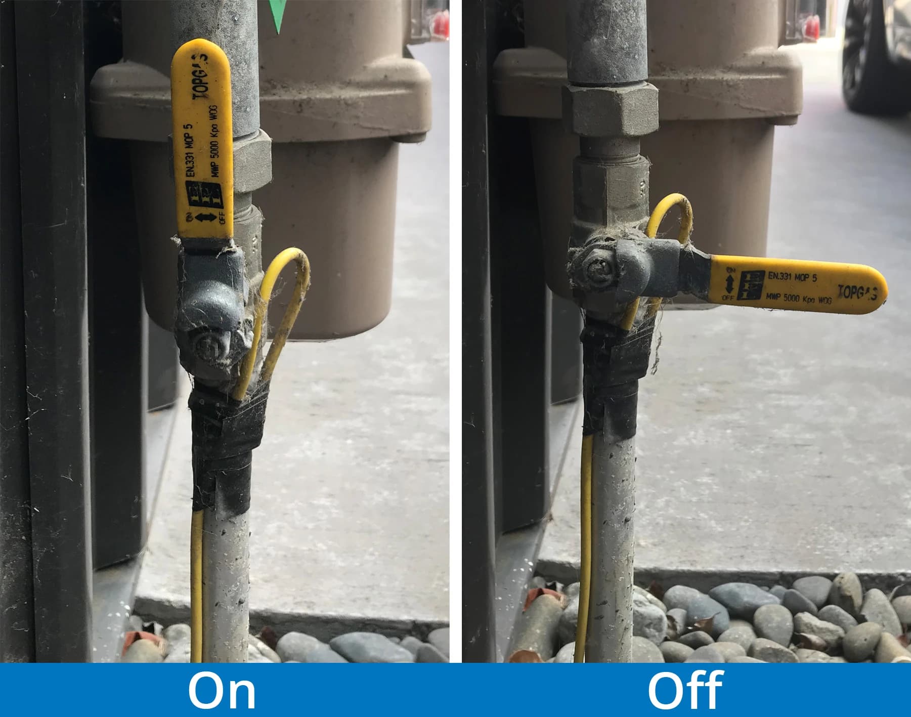 on and off gas 5
