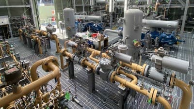 Kaitoke compressor station inside view croppped