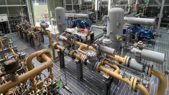 Kaitoke compressor station inside view croppped