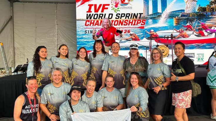 Taranaki waka ama crew makes world's top ten