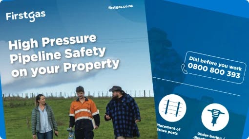 High pressure pipeline safety booklet