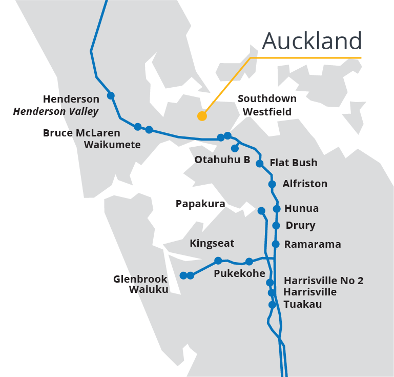 Firstgas NetworkMap Auckland