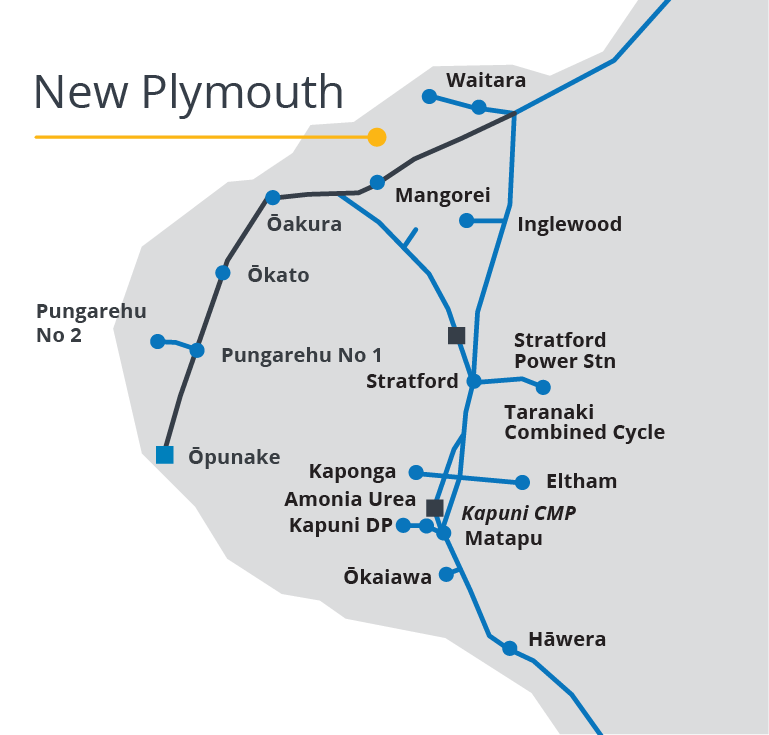 Firstgas NetworkMap NewPlymouth