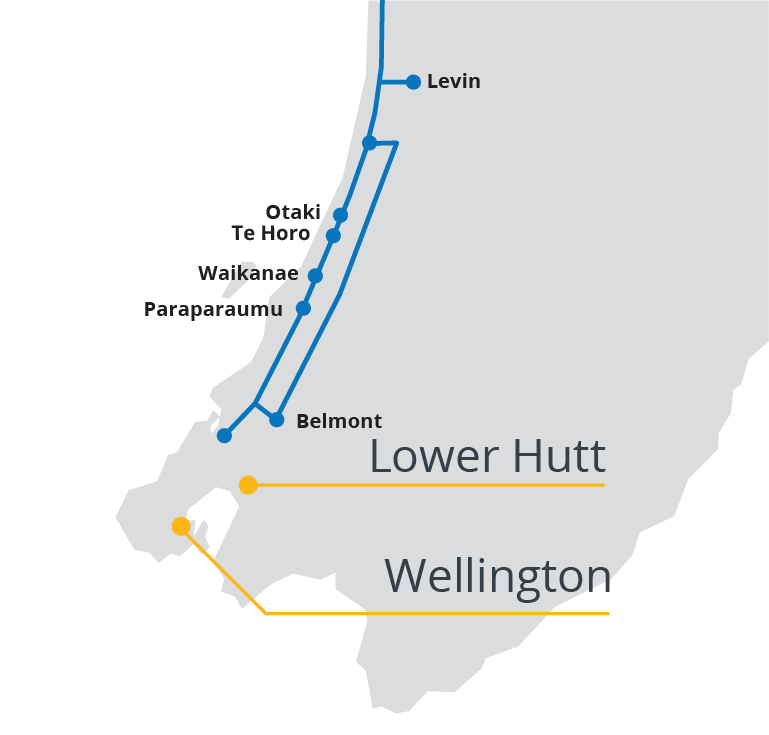 Firstgas NetworkMap Wellington