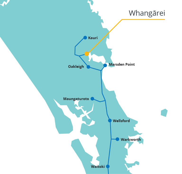 Firstgas TransMap25 Whangarei